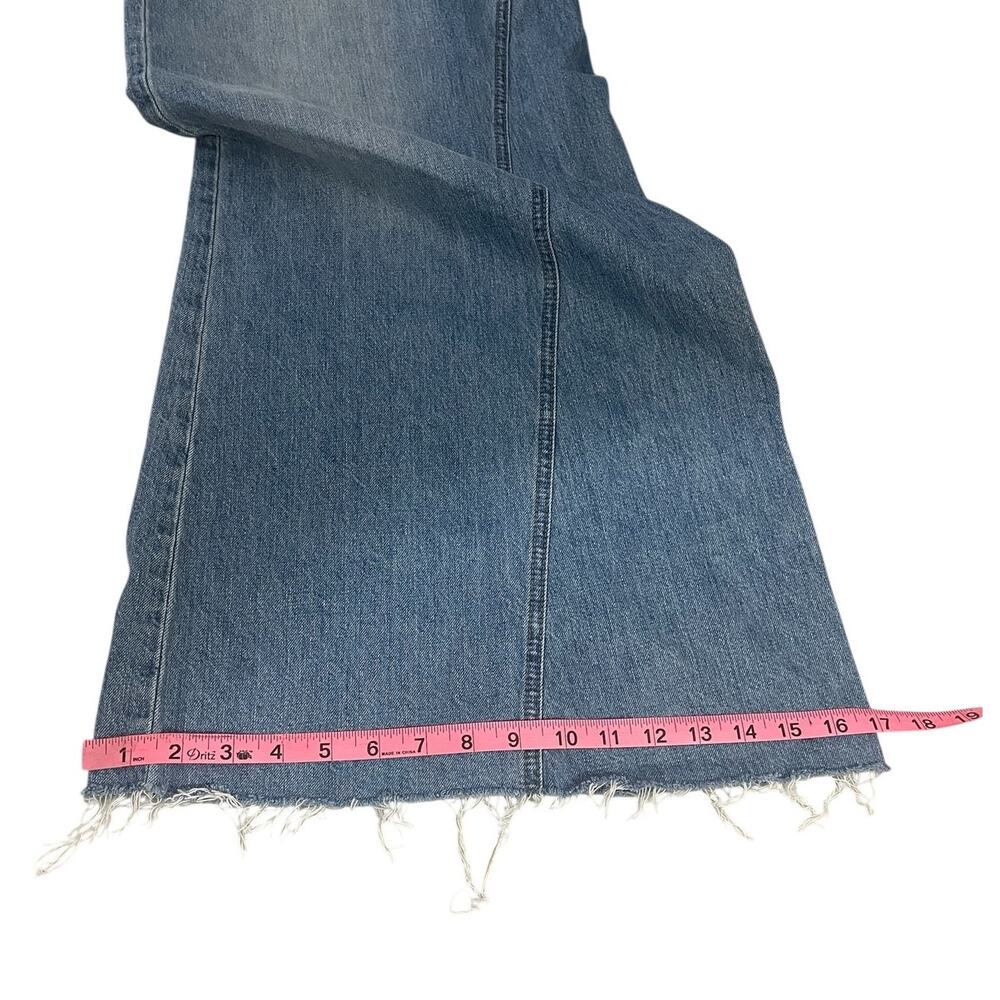 Free People We The Free Extra Wide Leg High Slouchy Jeans Boho Light Wash Sz 29 - Picture 9 of 11